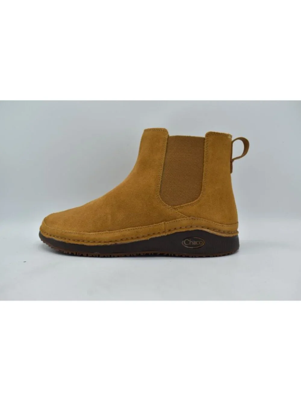 Chaco Womens Size 11‎ Paonia Caramel Brown Suede Chelsea Boots Shoes